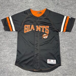 SF Giants Youth Medium Baseball Jersey Black